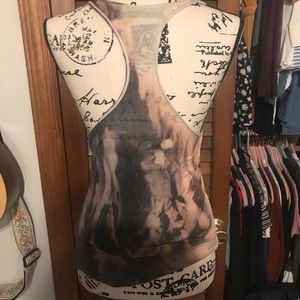 Sexy dark Multicolored tank 6